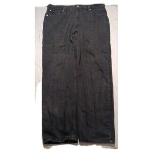 Vntg Levi’s 550 Y2K Relaxed Fit Red Tag Black Denim Men’s Jeans Size 44(42)X36